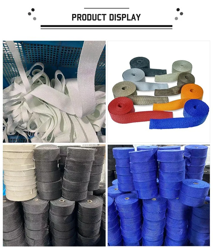 Generator Industrial Exhaust Heat Insulation Header Thermal Insulating Protection Automotive Exhaust Wrap Titanium