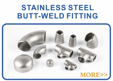 Buttweld Titanium Pipe Fittings Tees Stub Ends Reducers Tees Pipe Fittings