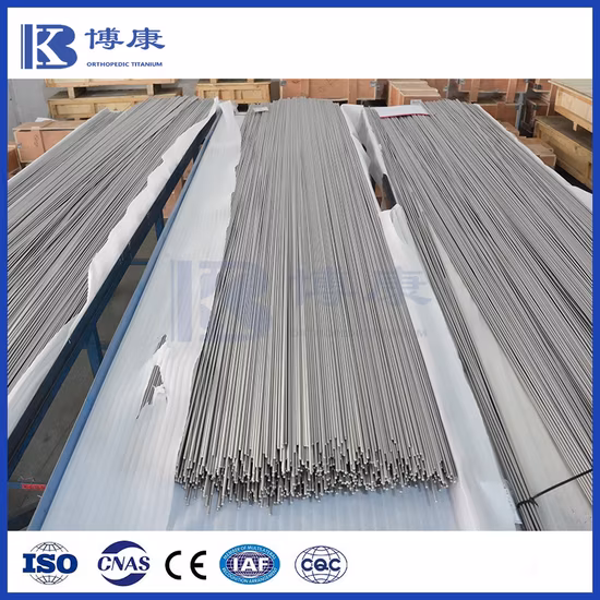 0.1mm Dia ASTM B863 의료용 고품질 티타늄 코일 와이어 Ti6al4V 티타늄 합금 와이어 코일링